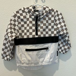 Little Bipsy checkered zip jacket